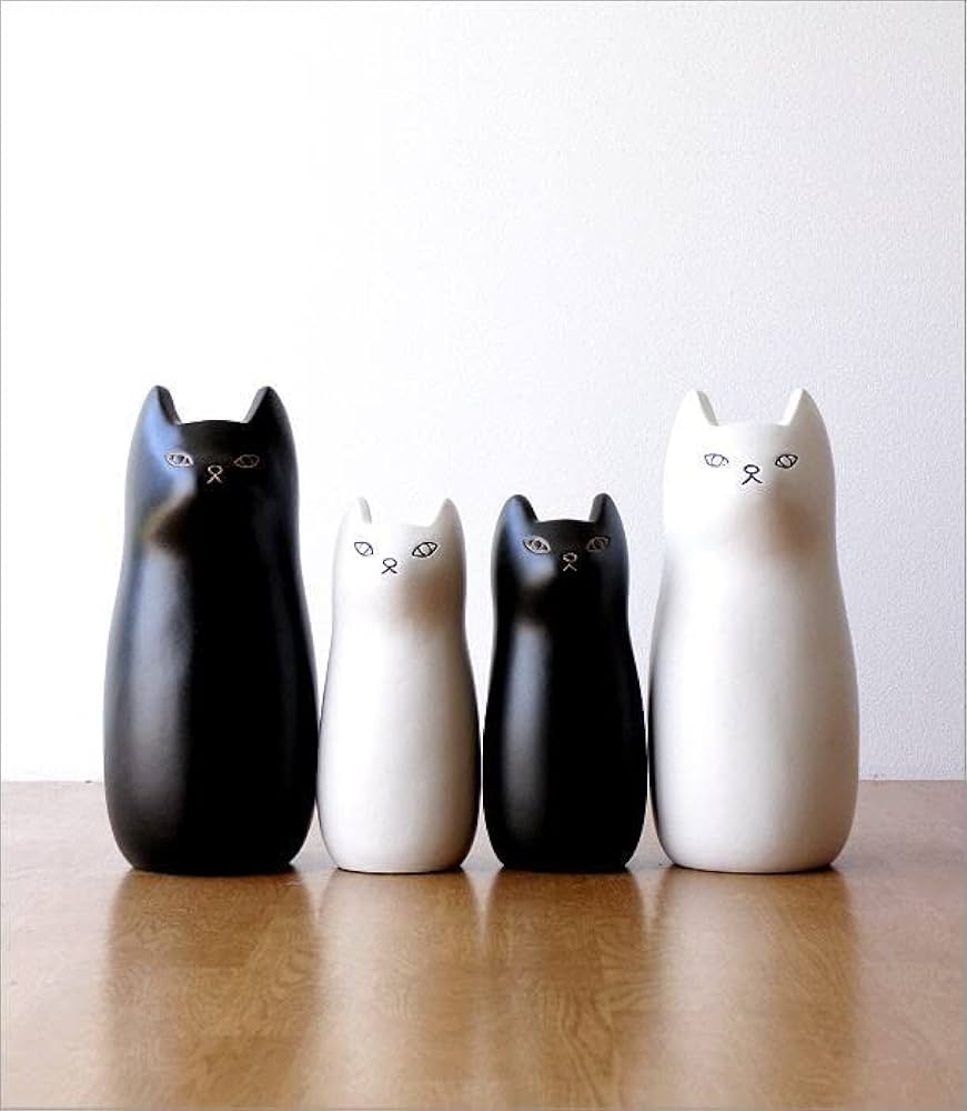 Amazon｜傘立て 陶器 猫 ネコ おしゃれ かわいい アンティーク